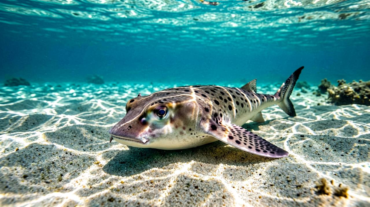 Small-spotted Catshark in its natural habitat