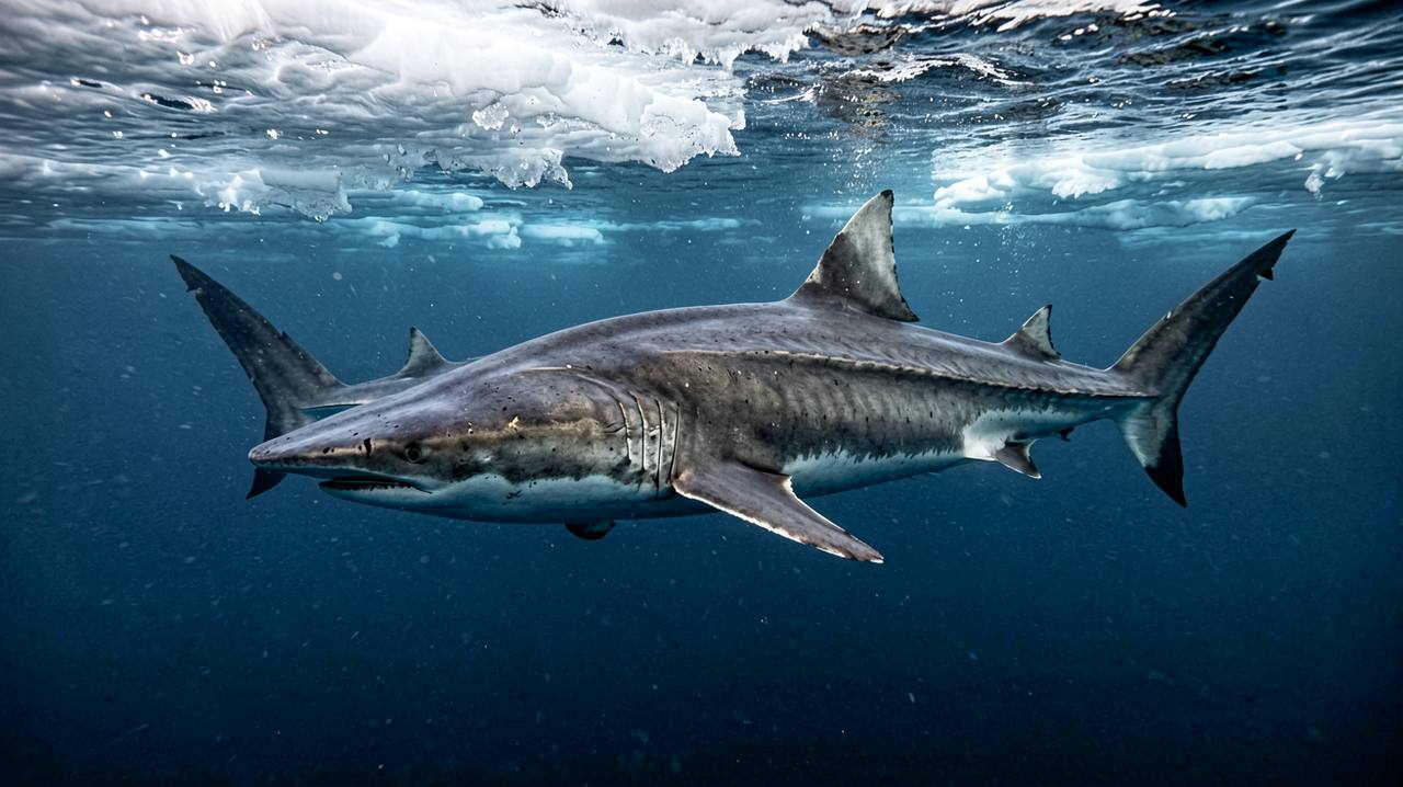 Greenland Shark in its natural habitat
