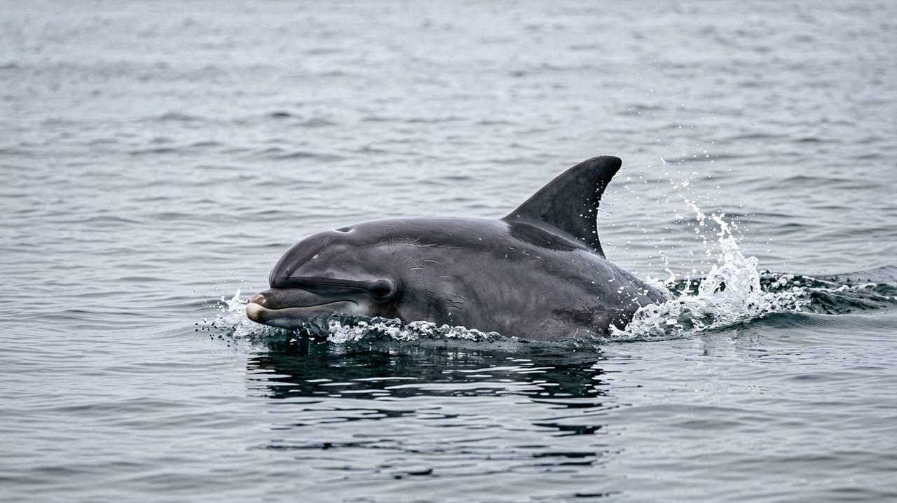 Harbour Porpoise in its natural habitat