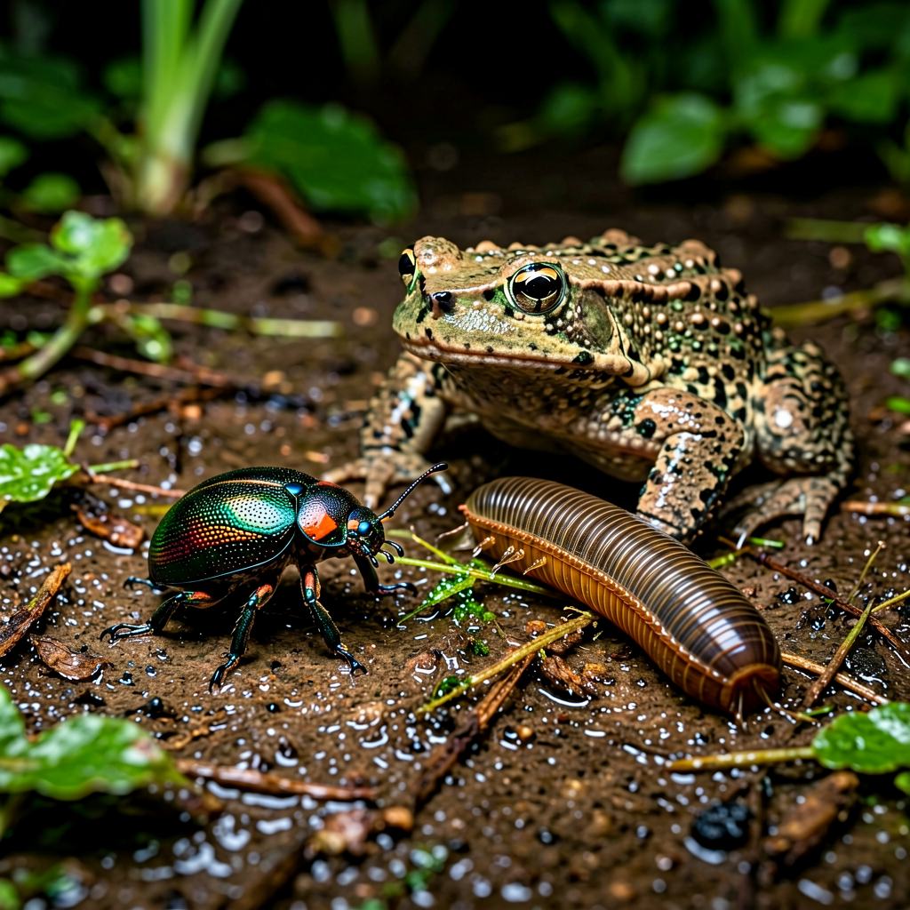 Food of the American Toad
