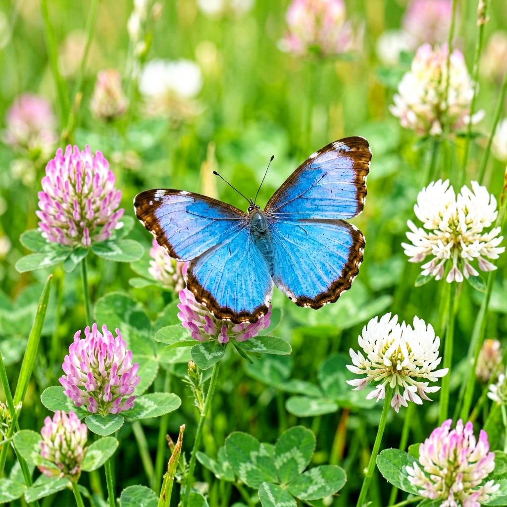 Food of the Common Blue Butterfly