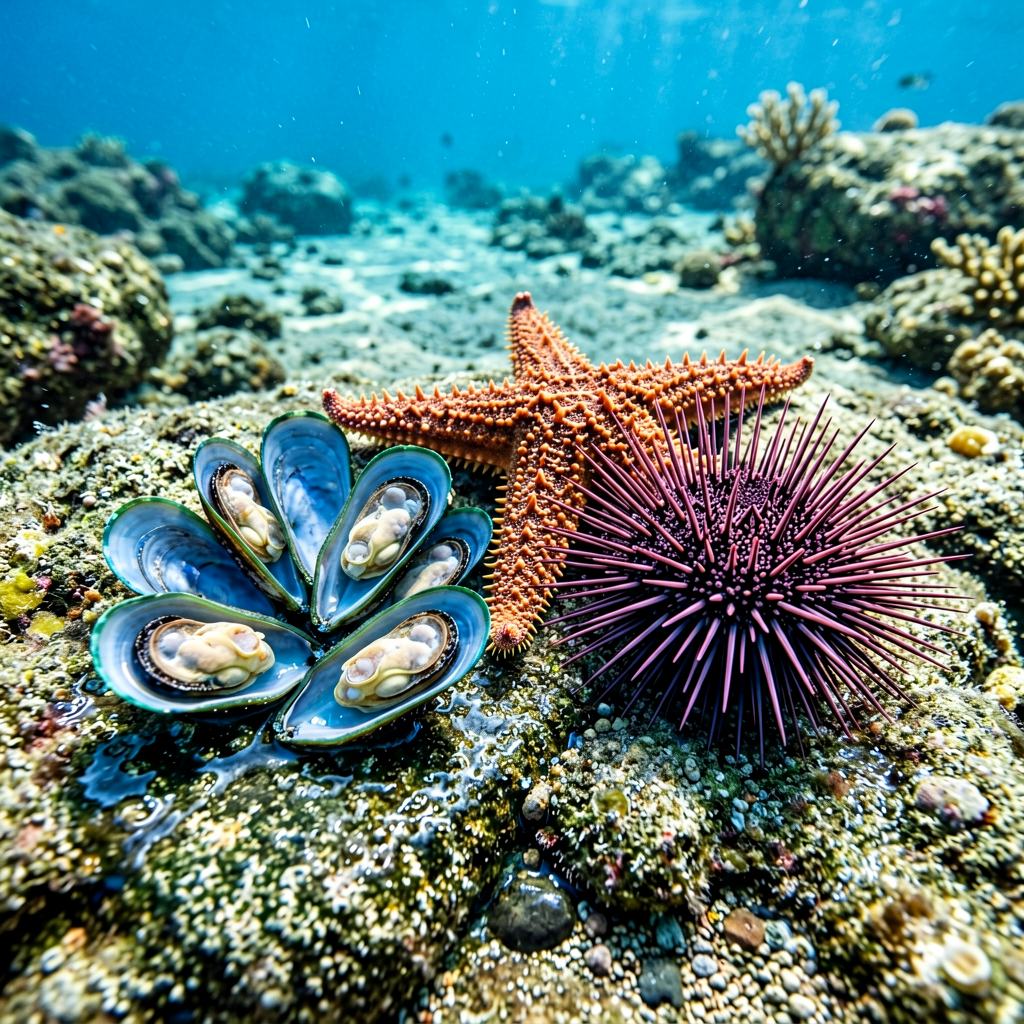 Food of the Spiny Starfish