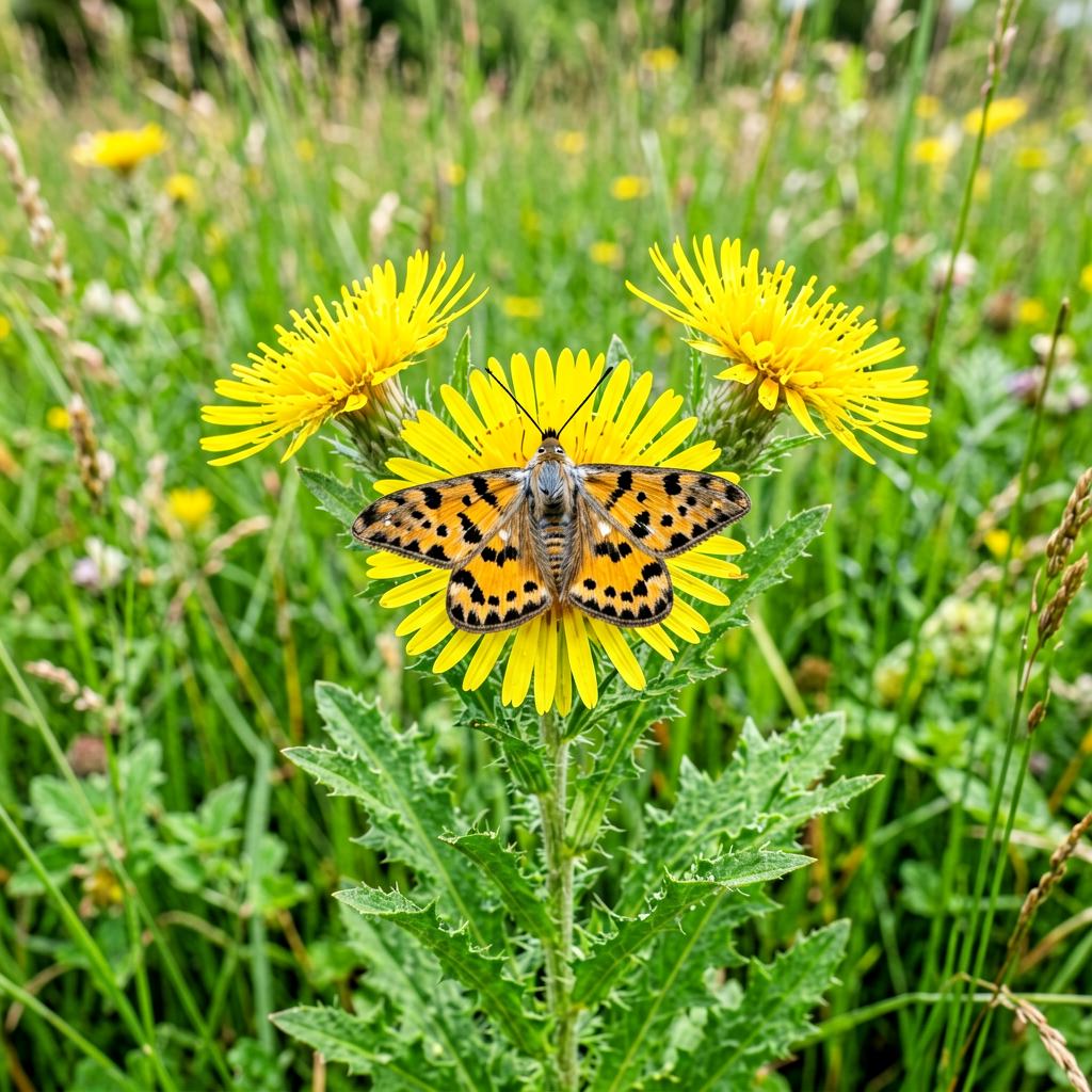 Food of the Cinnabar Moth