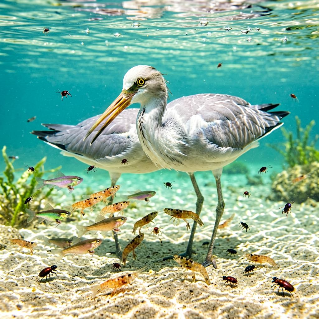 Food of the Eurasian Spoonbill