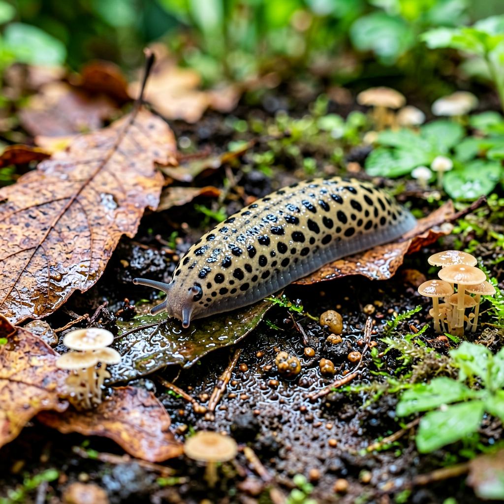 Food of the Leopard Slug
