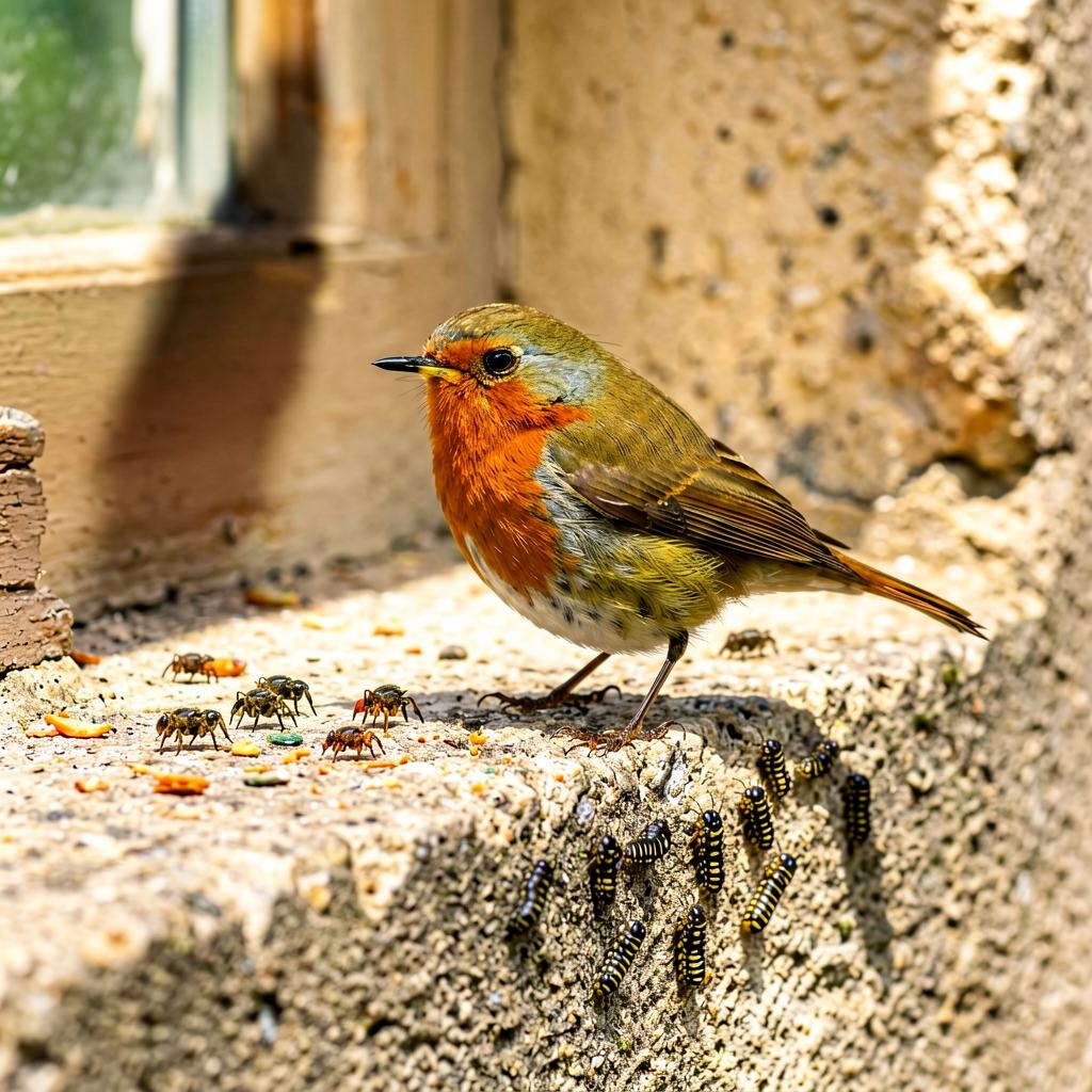 Food of the Black Redstart