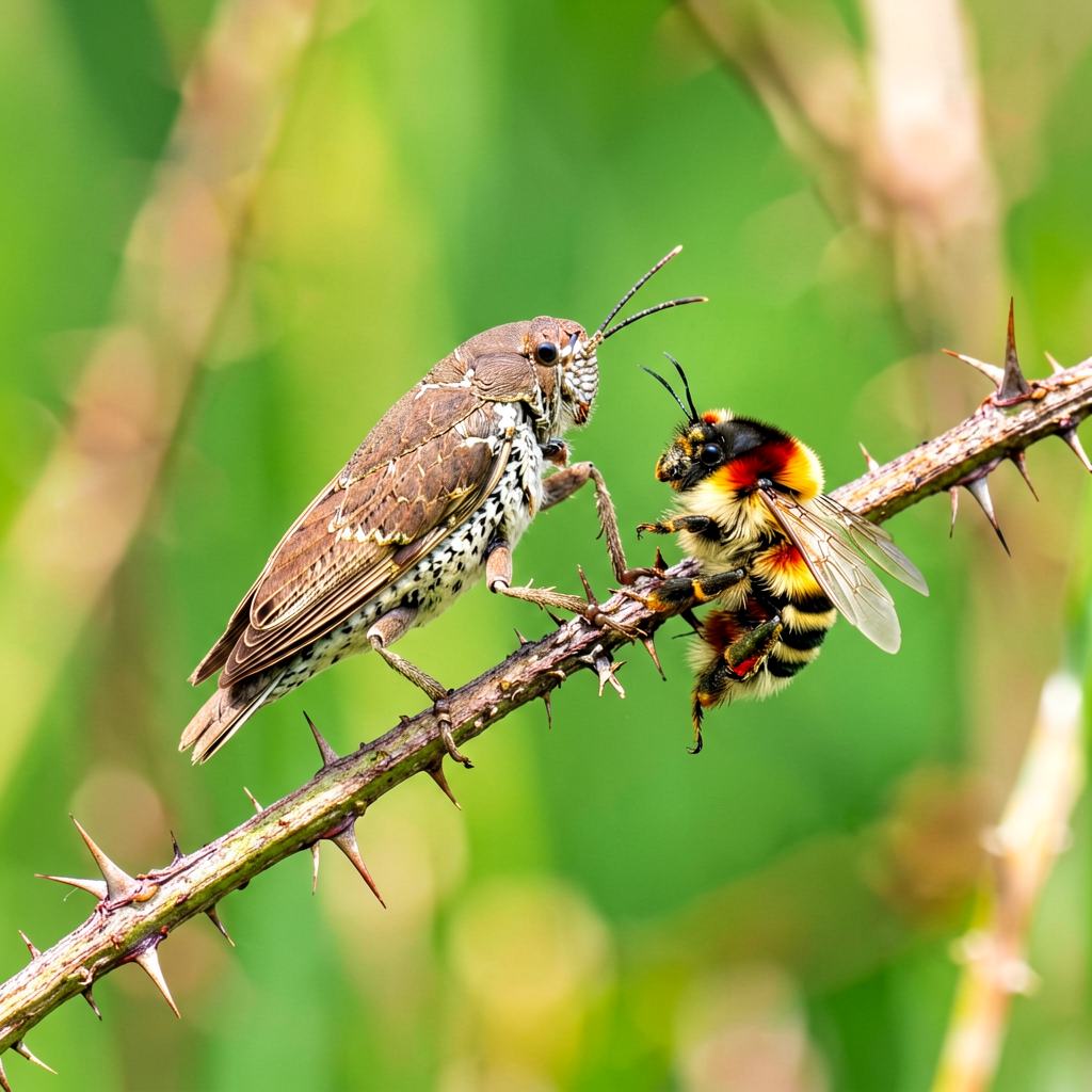 Food of the Red-backed Shrike