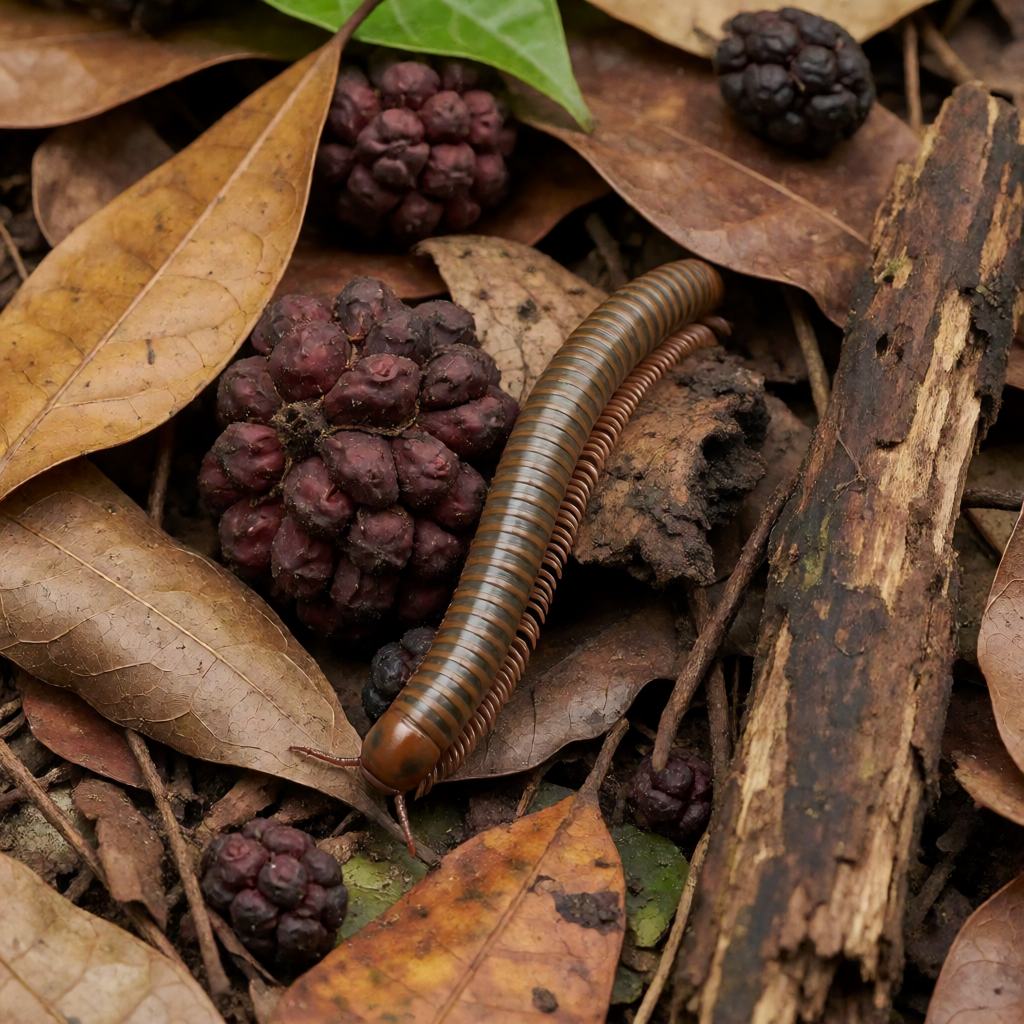 Food of the Giant African Millipede