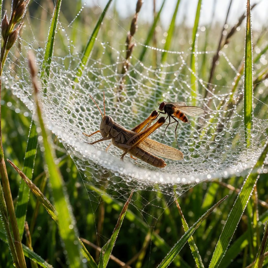 Food of the Wasp Spider