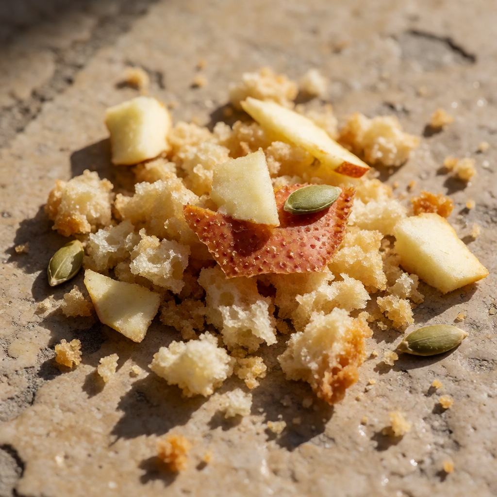 Food of the Oriental Cockroach