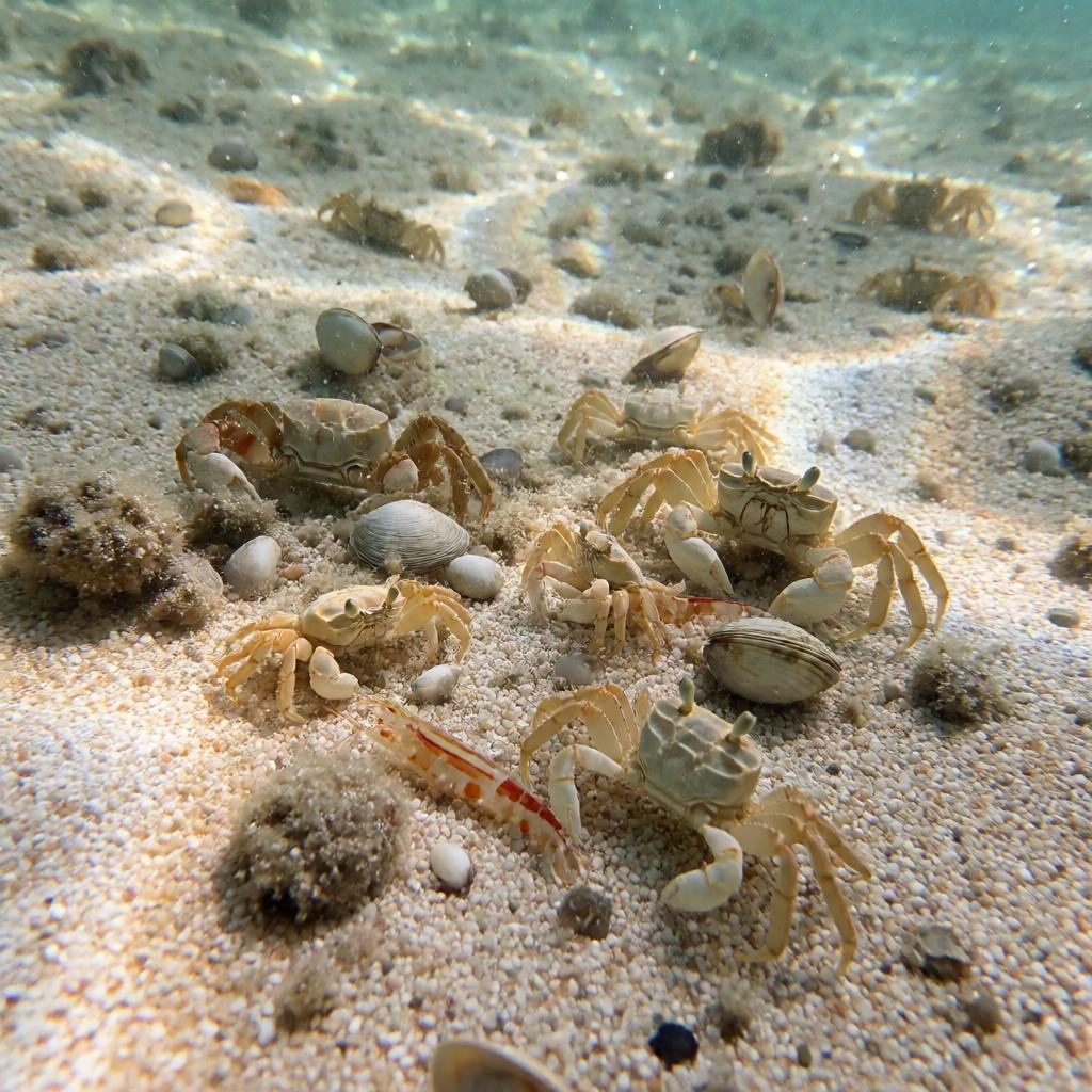 Food of the Marbled Stingray
