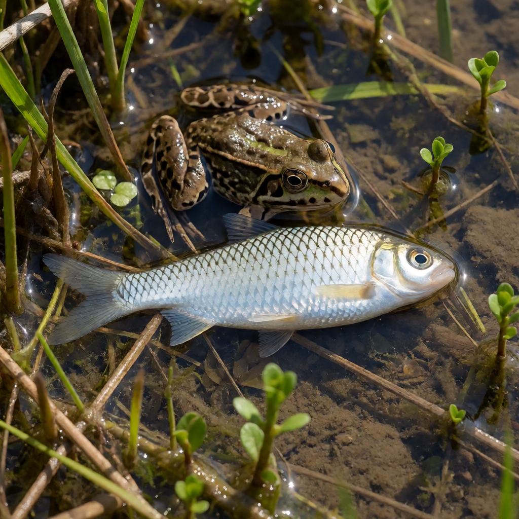 Food of the Eurasian Bittern