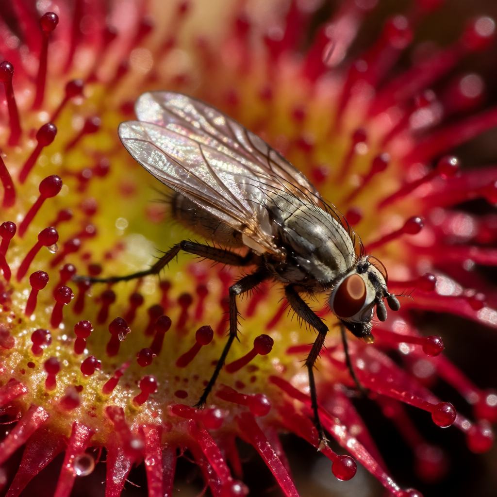 Food of the Fork-leaved Sundew