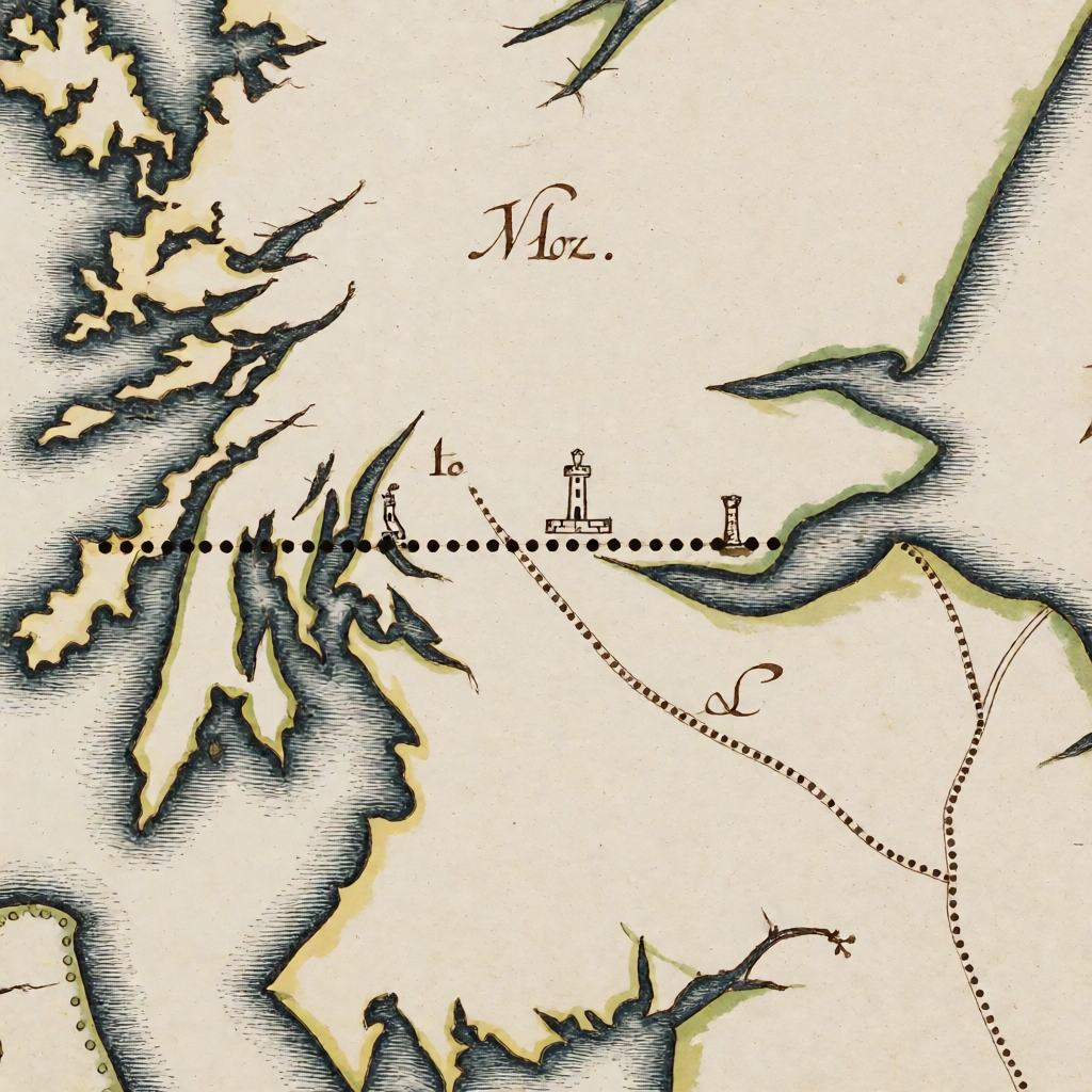 Antique hand drawn map