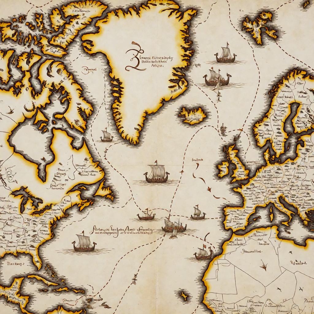 Antique hand drawn map
