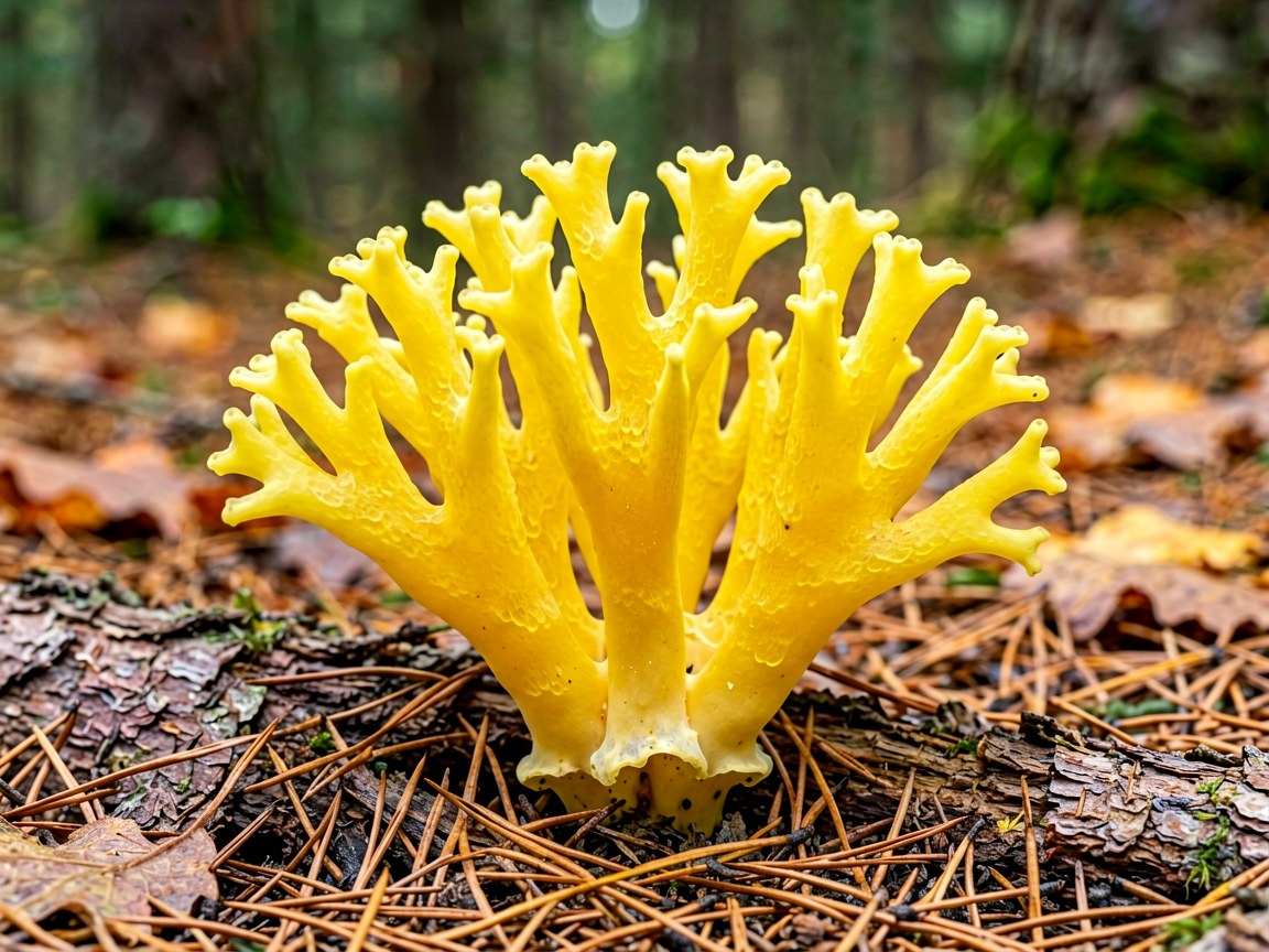 Calocera viscosa | Yellow Stagshorn