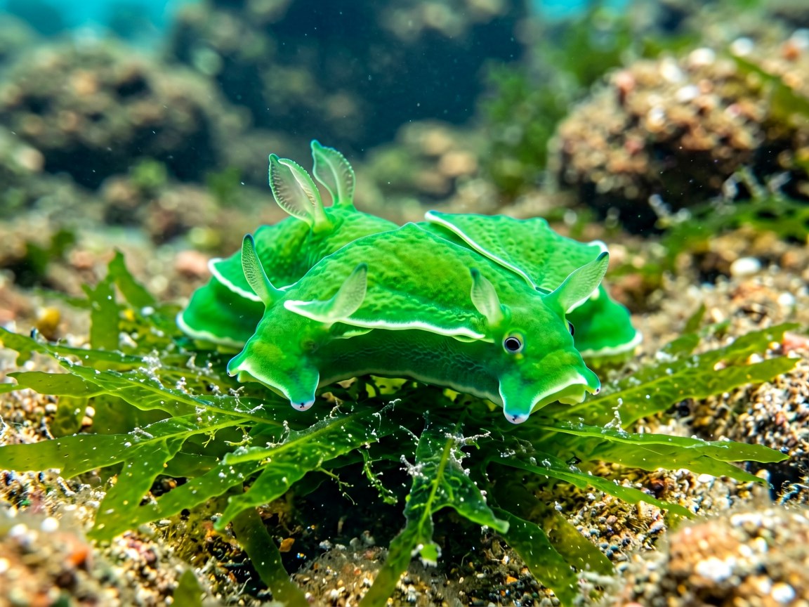 Elysia viridis | Green Sea Slug