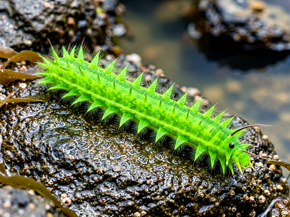 Eulalia viridis | Green Leaf Worm