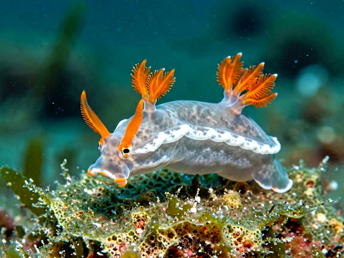Facelina auriculata | Orange-tipped Facelina
