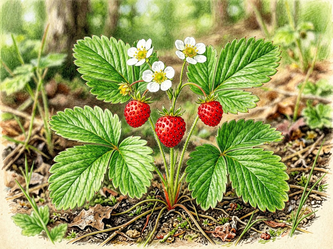 Fragaria vesca | Wild Strawberry