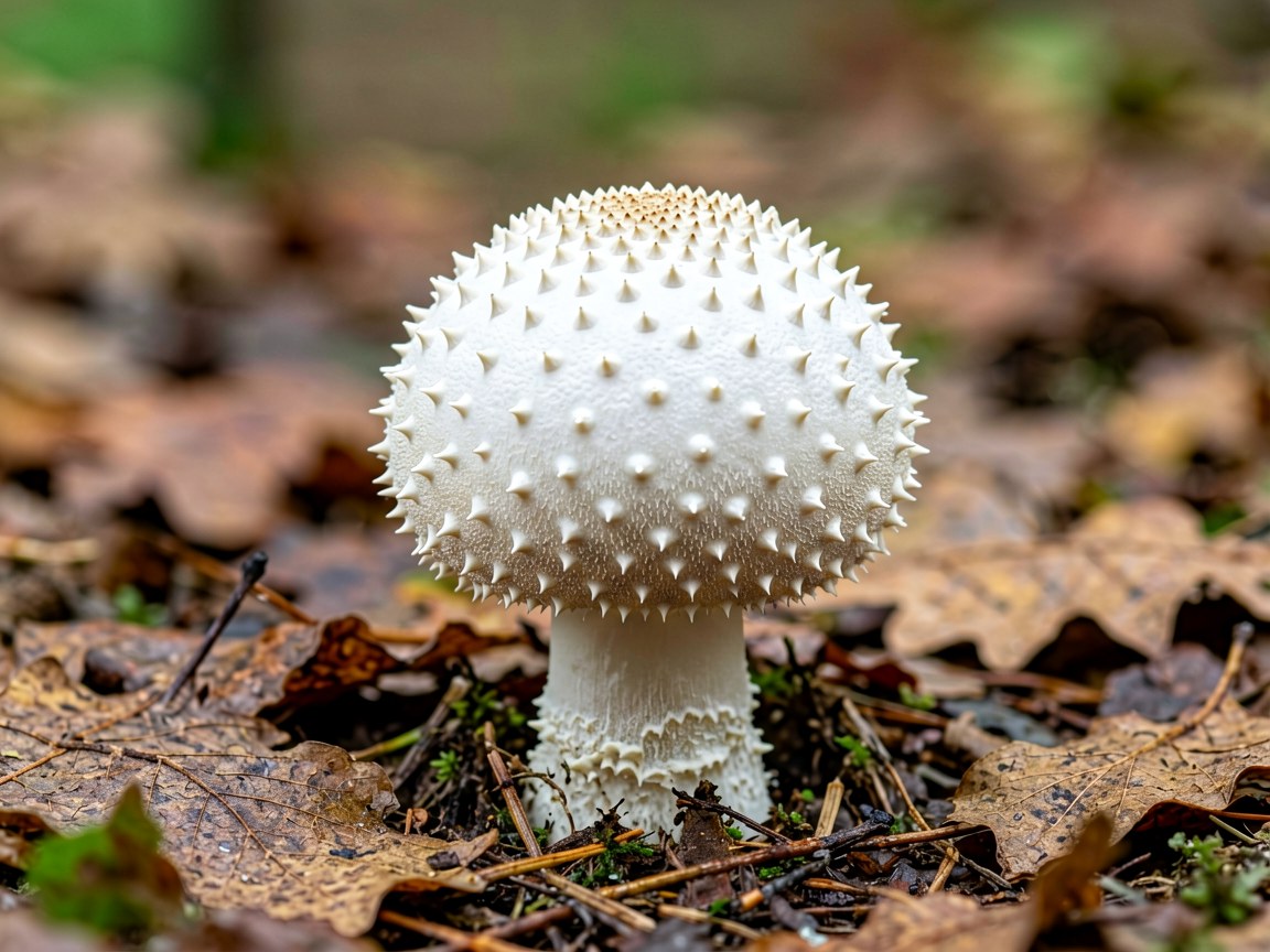 Lycoperdon perlatum | Common Puffball