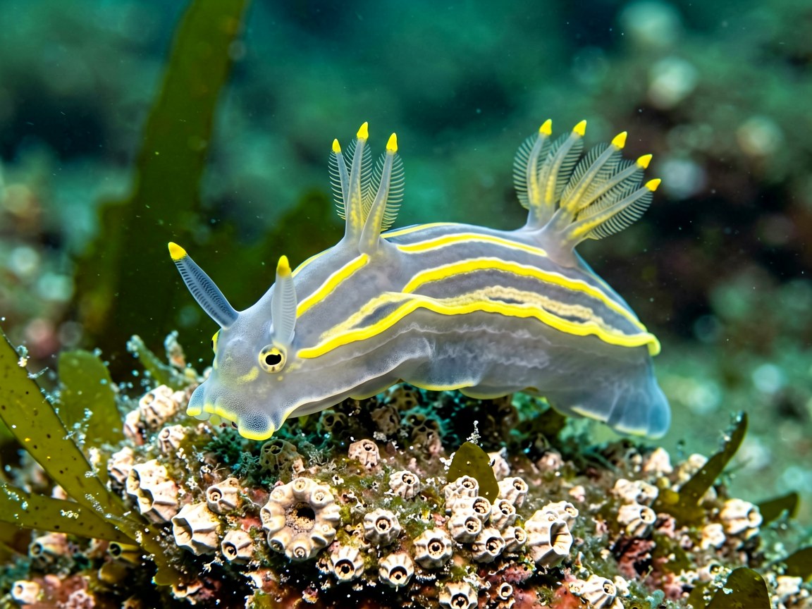 Polycera quadrilineata | Four-lined Polycera