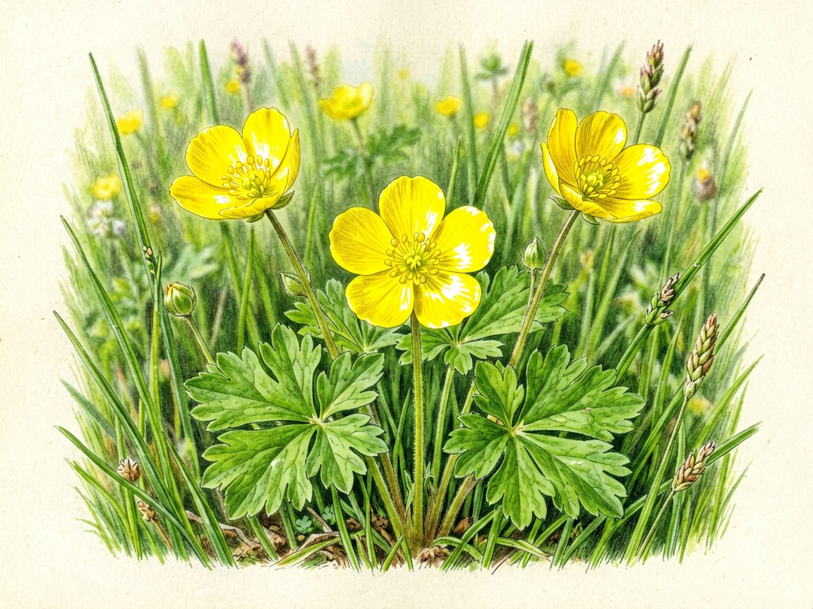 Ranunculus acris | Meadow Buttercup