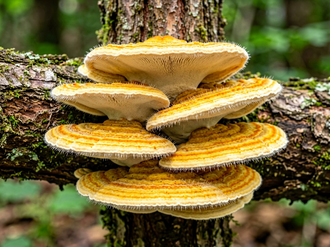 Stereum hirsutum | Hairy Curtain Crust