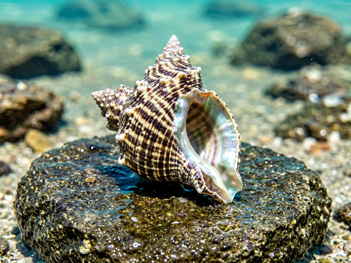 Trochus lineatus | Striped Top Shell